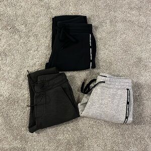 Bundle of 3 Hollister and American eagle jogger pants men’s size XS